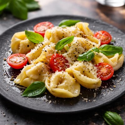Cooked tortellini
