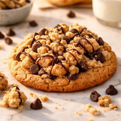 Cookie dough crumble cookie