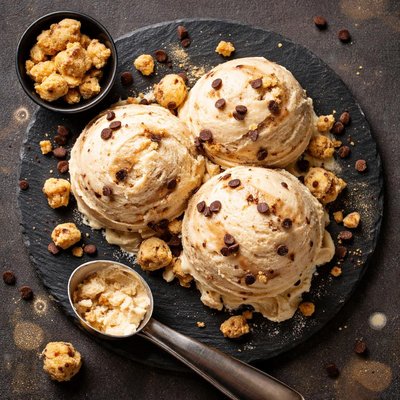 Cookie dough gelato