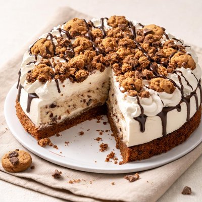 Cookie ice cake