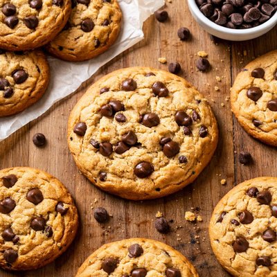 Cookie with chocolate chips