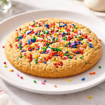 Cookie with sprinkles