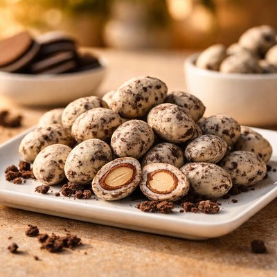 Cookies and cream almonds