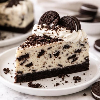 Cookies and cream cheesecake