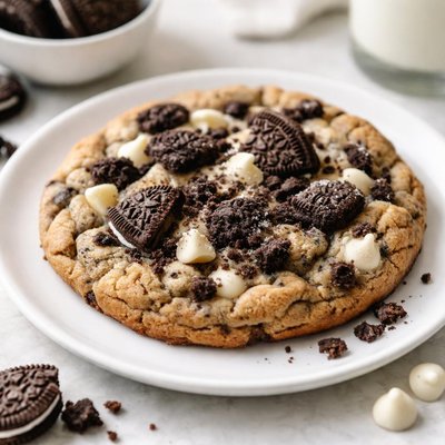 Cookies and cream cookie