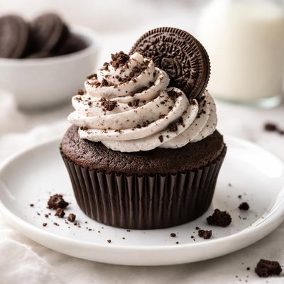 Cookies and cream cupcake
