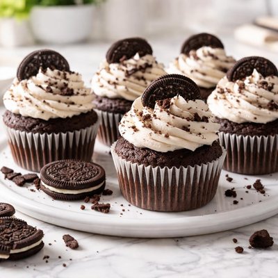 Cookies and cream cupcakes