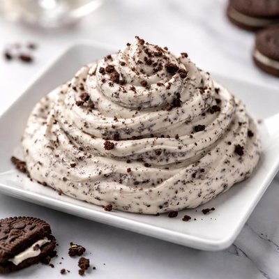 Cookies and cream icing