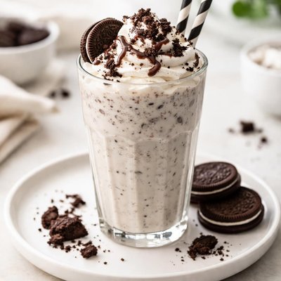 Cookies and cream milkshake