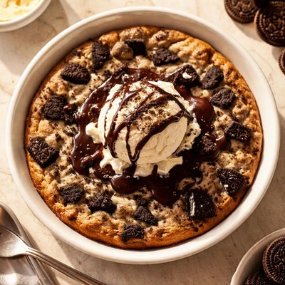 Cookies and cream pizookie