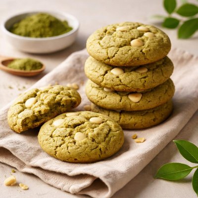 Cookies with green tea extract
