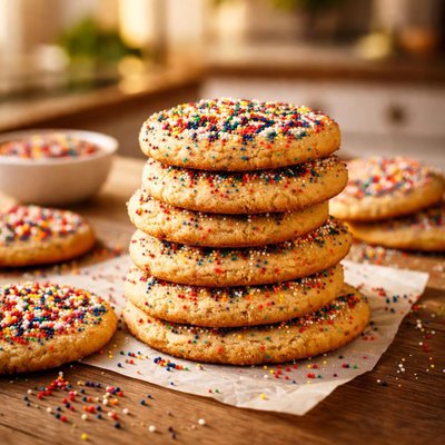 Cookies with sprinkles