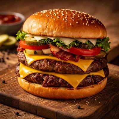 Cookout big double burger