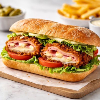 Cordon bleu sandwich