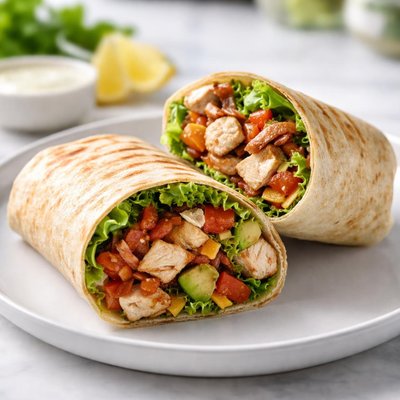 Corelife chicken club wrap