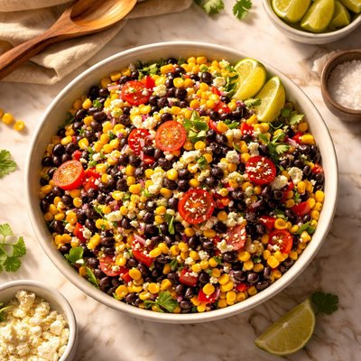 Corn and beans salad