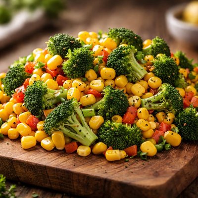 Corn and broccoli mix