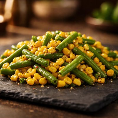 Corn and green beans