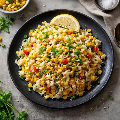 Corn and rice mix
