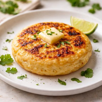 Corn arepa