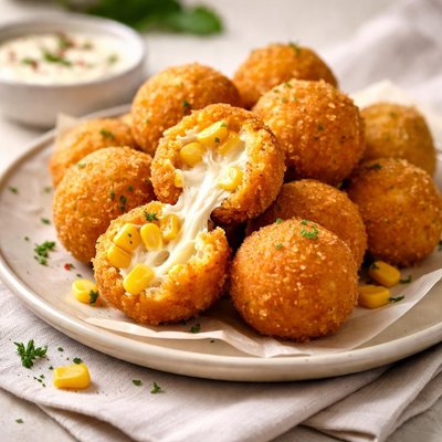 Corn cheese ball