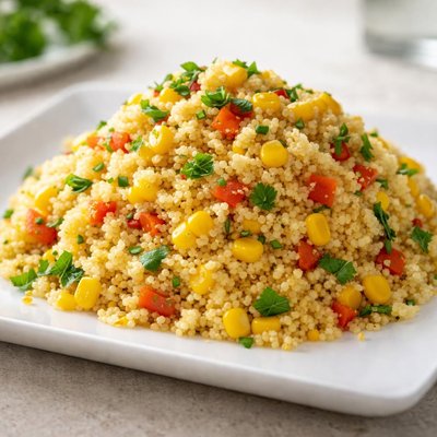 Corn couscous