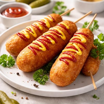 Corn dogs