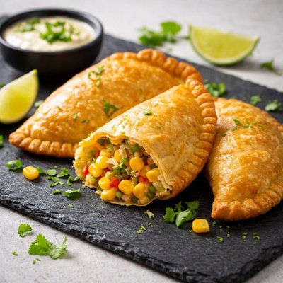 Corn empanada