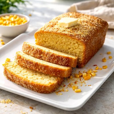 Corn flour bread