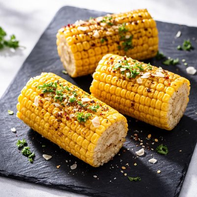 Corn on cob half