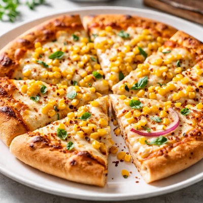 Corn pizza