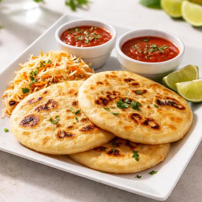 Corn pupusa