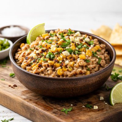 Corn refried beans