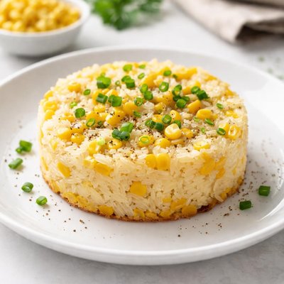 Corn rice cake