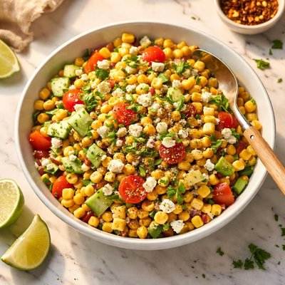 Corn side salad