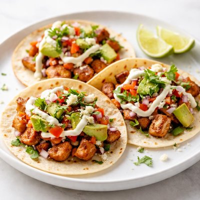 Corn street taco tortilla