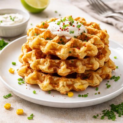 Corn waffle