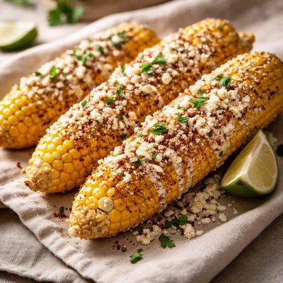Corn with cheese