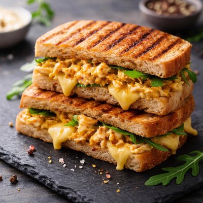 Cornation cheese panini