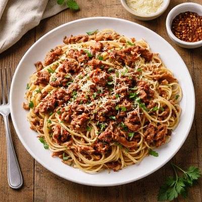 Corned beef pasta
