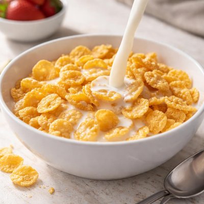 Cornflakes with milk