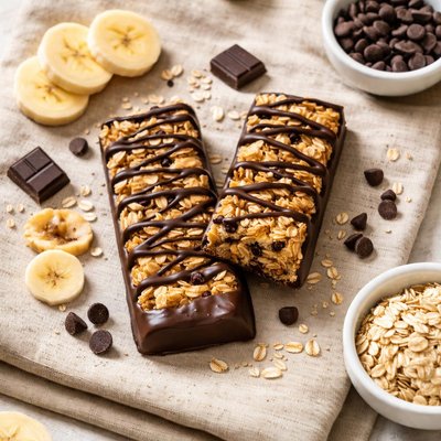 Corny bar banana chocolate