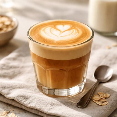 Cortado with oatmilk