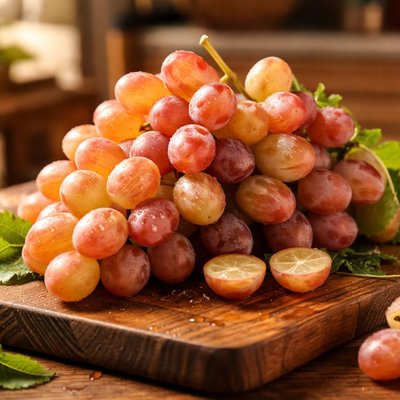 Corton candy grapes