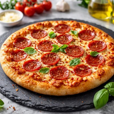 Cosmo pepperoni pizza