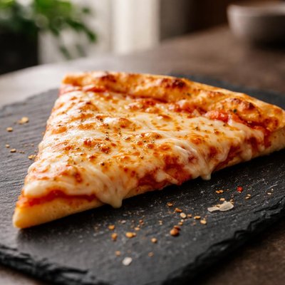 Costco cheeze pizza slice