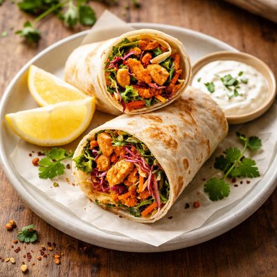 Costco chicken tandoori wrap