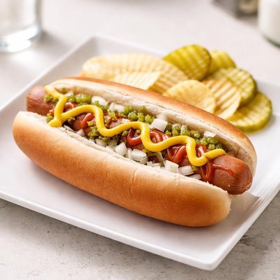 Costco food court hot dog