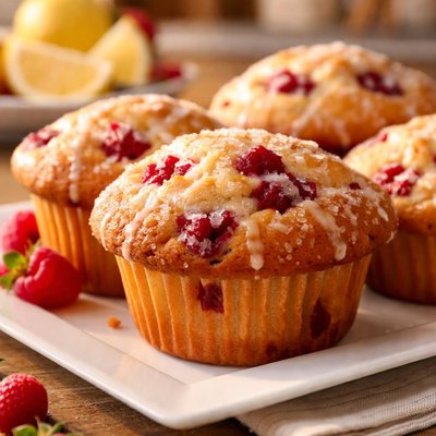 Costco lemon raspberry muffin