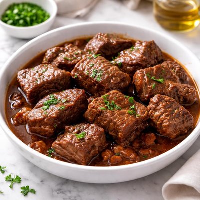 Costela cozida sem osso